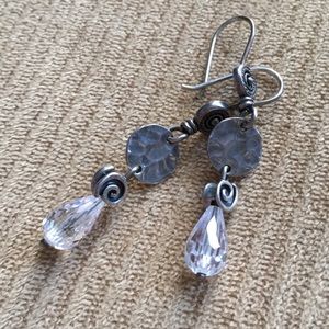 Silpada Sterling Silver Rock Crystal Earrings